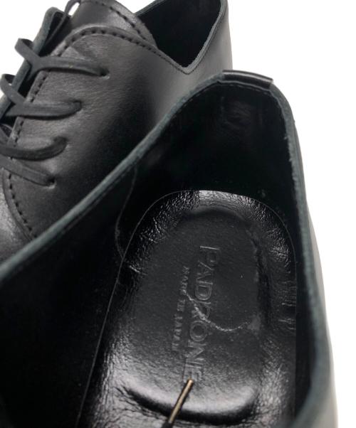 PADRONE（パドローネ）PADRONE (パドローネ) ダービーシューズ ブラック サイズ:43の古着・服飾アイテム