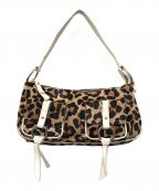 DOLCE & GABBANAドルチェ＆ガッバーナ）の古着「ハラコワンショルダーバッグ」｜ブラウン