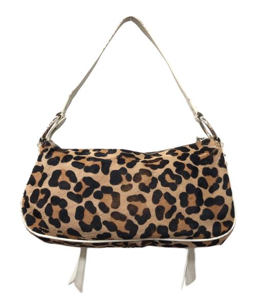 DOLCE & GABBANA（ドルチェ＆ガッバーナ）DOLCE & GABBANA (ドルチェ＆ガッバーナ) ハラコワンショルダーバッグ ブラウン サイズ:下記参照の古着・服飾アイテム