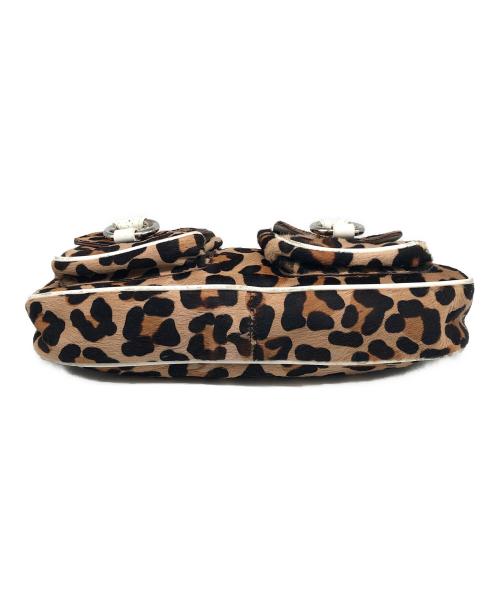 DOLCE & GABBANA（ドルチェ＆ガッバーナ）DOLCE & GABBANA (ドルチェ＆ガッバーナ) ハラコワンショルダーバッグ ブラウン サイズ:下記参照の古着・服飾アイテム