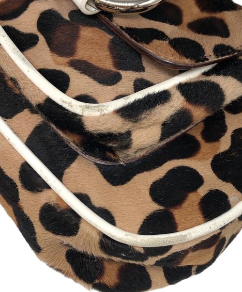 DOLCE & GABBANA（ドルチェ＆ガッバーナ）DOLCE & GABBANA (ドルチェ＆ガッバーナ) ハラコワンショルダーバッグ ブラウン サイズ:下記参照の古着・服飾アイテム