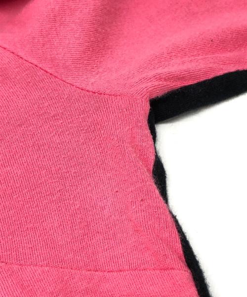 DOLCE & GABBANA（ドルチェ＆ガッバーナ）DOLCE & GABBANA (ドルチェ＆ガッバーナ) ラメトリムプリントカットソー ブラック×ピンク サイズ:Sの古着・服飾アイテム