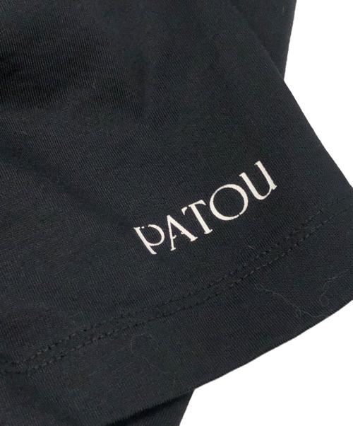patou（パトゥ）Patou (パトゥ) organic cotton Tshirt ブラック サイズ:XSの古着・服飾アイテム