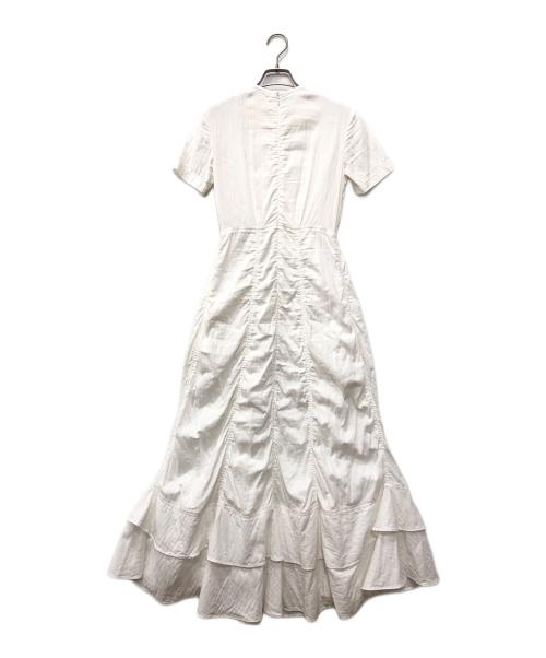 LOEWE（ロエベ）LOEWE (ロエベ) カットソーワンピース ホワイト サイズ:32の古着・服飾アイテム