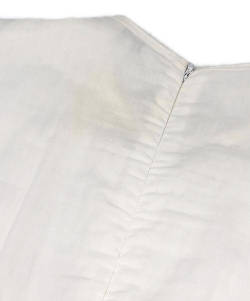 LOEWE（ロエベ）LOEWE (ロエベ) カットソーワンピース ホワイト サイズ:32の古着・服飾アイテム