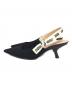Christian Dior (クリスチャン ディオール) J'ADIORストラップ付きミュール ブラック サイズ:34 1/2：32000円