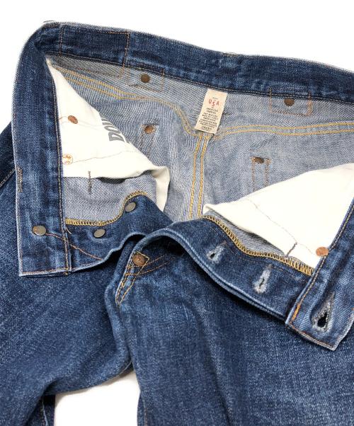 RRL（ダブルアールエル）RRL (ダブルアールエル) シンチバックデニムパンツ インディゴ サイズ:28×30の古着・服飾アイテム