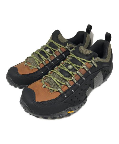 MERRELL（メレル）MERRELL (メレル) トレッキングシューズ オリーブ サイズ:UK10.5 未使用品の古着・服飾アイテム