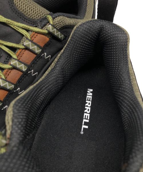 MERRELL（メレル）MERRELL (メレル) トレッキングシューズ オリーブ サイズ:UK10.5 未使用品の古着・服飾アイテム