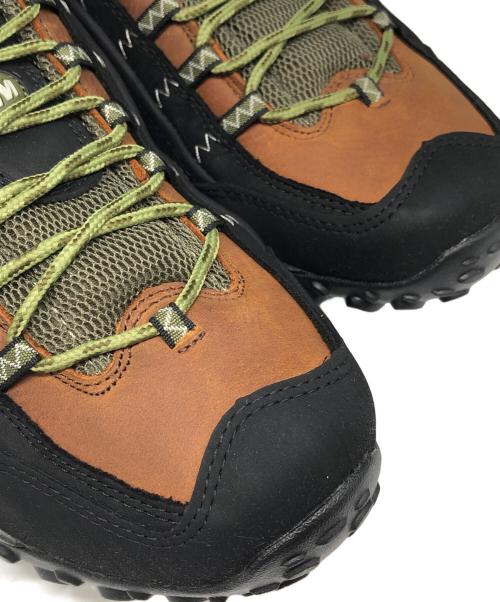 MERRELL（メレル）MERRELL (メレル) トレッキングシューズ オリーブ サイズ:UK10.5 未使用品の古着・服飾アイテム
