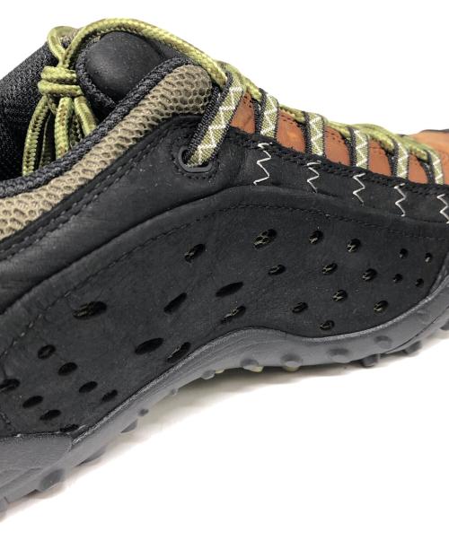 MERRELL（メレル）MERRELL (メレル) トレッキングシューズ オリーブ サイズ:UK10.5 未使用品の古着・服飾アイテム