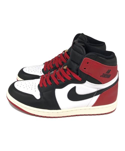 NIKE（ナイキ）NIKE (ナイキ) Air Jordan 1 Retro High OG Black Toe Reimagined レッド サイズ:28cmの古着・服飾アイテム
