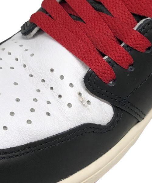 NIKE（ナイキ）NIKE (ナイキ) Air Jordan 1 Retro High OG Black Toe Reimagined レッド サイズ:28cmの古着・服飾アイテム