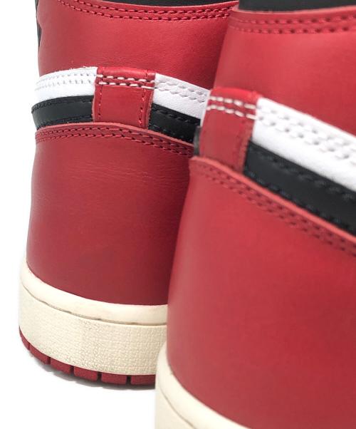 NIKE（ナイキ）NIKE (ナイキ) Air Jordan 1 Retro High OG Black Toe Reimagined レッド サイズ:28cmの古着・服飾アイテム