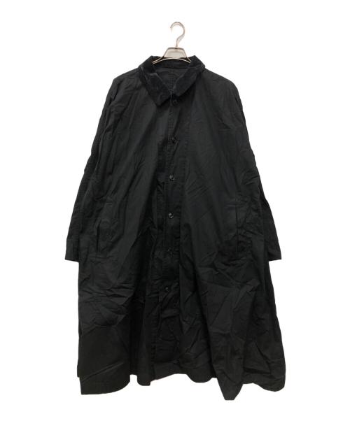 Porter Classic（ポータークラシック）Porter Classic (ポータークラシック) パラフィンコーデュロイスウィングコート ブラック サイズ:3の古着・服飾アイテム