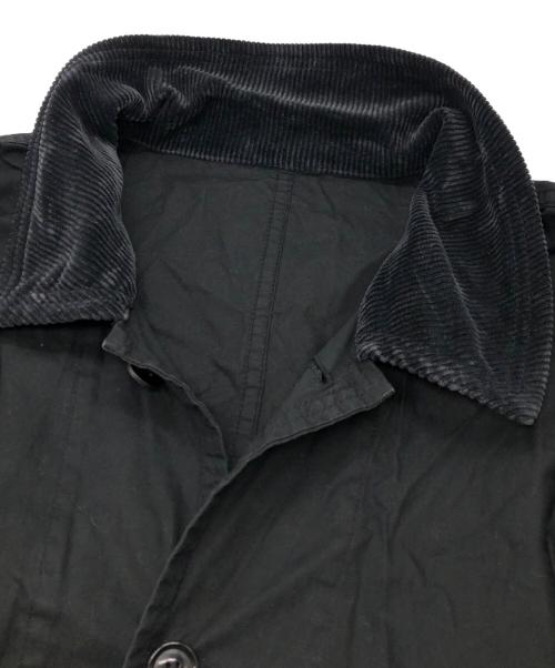Porter Classic（ポータークラシック）Porter Classic (ポータークラシック) パラフィンコーデュロイスウィングコート ブラック サイズ:3の古着・服飾アイテム