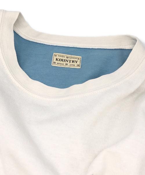 KAPITAL（キャピタル）KAPITAL (キャピタル) 天竺 2TONE BIGポケT ホワイト サイズ:3の古着・服飾アイテム