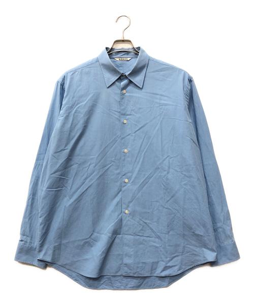 AURALEE（オーラリー）AURALEE (オーラリー) WASHED FINX TWILL SHIRT ブルー サイズ:5の古着・服飾アイテム