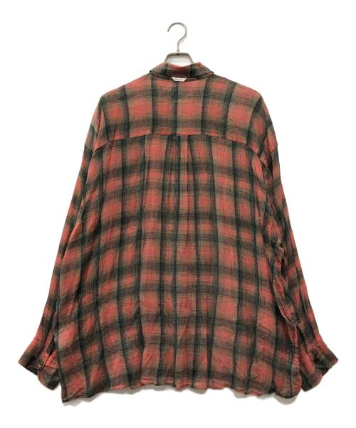 OUR LEGACY（アワーレガシー）OUR LEGACY (アワーレガシー) BORROWED SHIRT レッド サイズ:50の古着・服飾アイテム