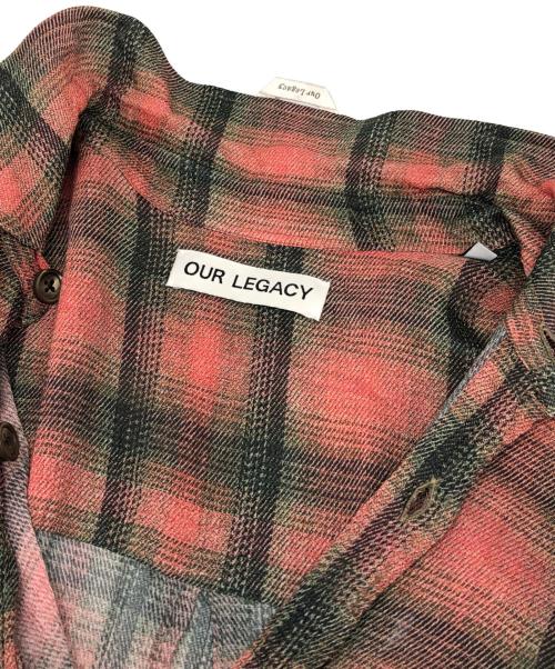 OUR LEGACY（アワーレガシー）OUR LEGACY (アワーレガシー) BORROWED SHIRT レッド サイズ:50の古着・服飾アイテム