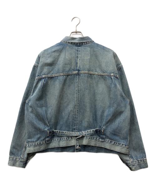 LEVI'S（リーバイス）LEVI'S (リーバイス) BEAMS (ビームス) SUPER WIDE TRUCKER JACKET ブルー サイズ:Lの古着・服飾アイテム