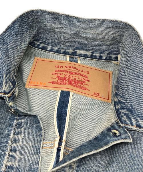 LEVI'S（リーバイス）LEVI'S (リーバイス) BEAMS (ビームス) SUPER WIDE TRUCKER JACKET ブルー サイズ:Lの古着・服飾アイテム