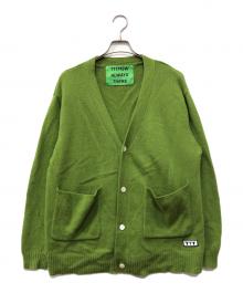 TTT MSW（ティー）の古着「standard knit cardigan」｜グリーン