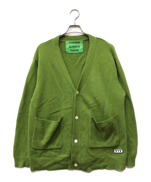 TTT MSW（ティー）TTT MSW (ティー) standard knit cardigan グリーン サイズ:Lの古着・服飾アイテム