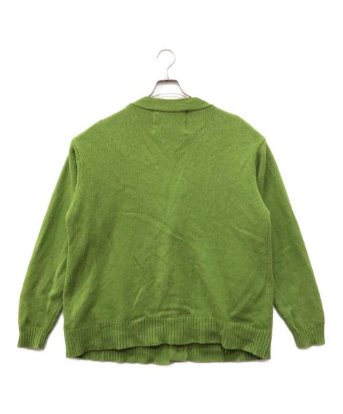 TTT MSW（ティー）TTT MSW (ティー) standard knit cardigan グリーン サイズ:Lの古着・服飾アイテム
