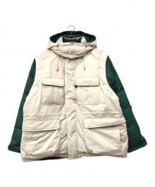 DAIWA PIER39（ダイワ ピア39）の古着「TECH TRANSFORM MOUNTAIN DOWN JACKET」｜アイボリー
