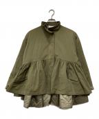 CAROLINA GLASERカロリナ グレイサー）の古着「アンサンブル ブルゾン」｜カーキ