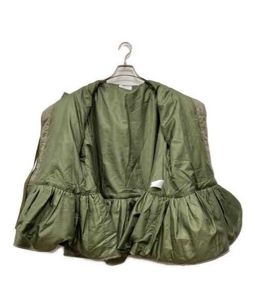 CAROLINA GLASER（カロリナ グレイサー）CAROLINA GLASER (カロリナ グレイサー) アンサンブル ブルゾン カーキ サイズ:下記参照の古着・服飾アイテム