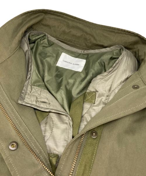 CAROLINA GLASER（カロリナ グレイサー）CAROLINA GLASER (カロリナ グレイサー) アンサンブル ブルゾン カーキ サイズ:下記参照の古着・服飾アイテム