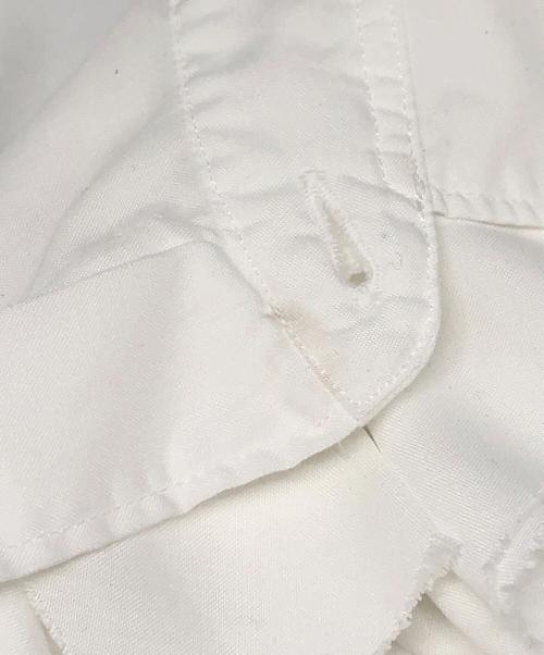 COMME des GARCONS HOMME PLUS（コムデギャルソンオムプリュス）COMME des GARCONS HOMME PLUS (コムデギャルソンオムプリュス) 捻じれフリルロングシャツ ホワイト サイズ:XSの古着・服飾アイテム