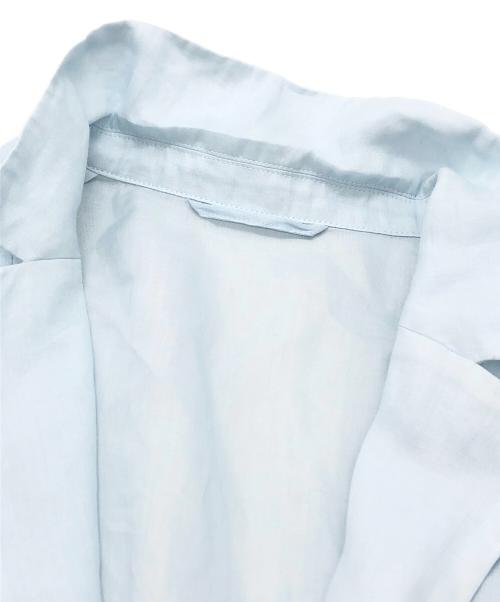 MACPHEE（マカフィー）MACPHEE (マカフィー) ラミーソリッド シングルジャケット ブルー サイズ:36の古着・服飾アイテム