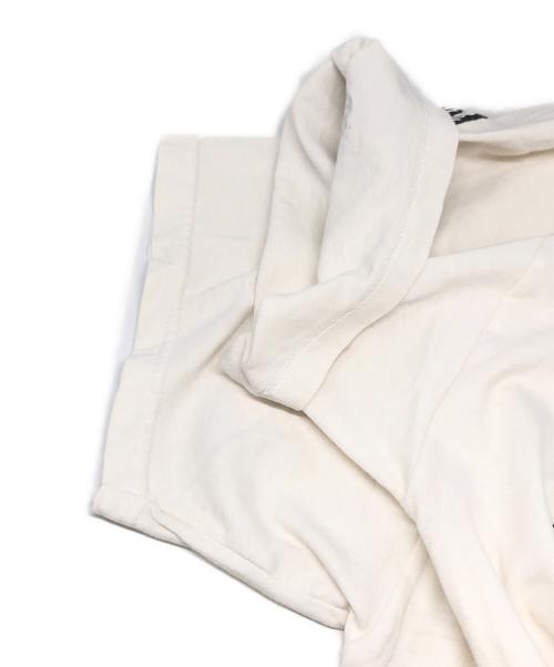 Hanes（ヘインズ）Hanes (ヘインズ) ドッグジョークプリントTシャツ ホワイト サイズ:Lの古着・服飾アイテム