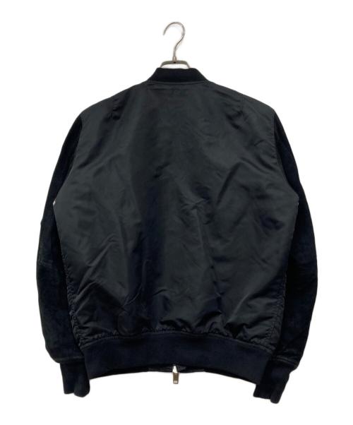 DIESEL（ディーゼル）DIESEL (ディーゼル) 切替ボンバージャケット ブラック サイズ:Sの古着・服飾アイテム