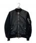 DIESEL（ディーゼル）の古着「切替ボンバージャケット」｜ブラック
