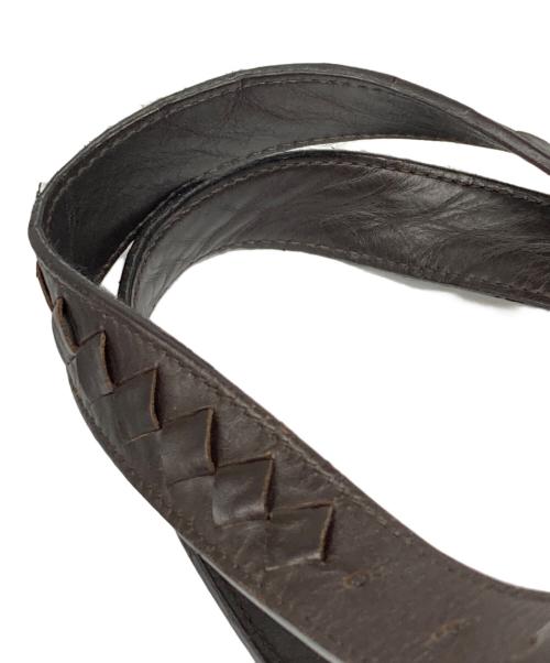 BOTTEGA VENETA（ボッテガベネタ）BOTTEGA VENETA (ボッテガベネタ) ナイロンレザーボストンバッグ ブラック サイズ:下記参照の古着・服飾アイテム