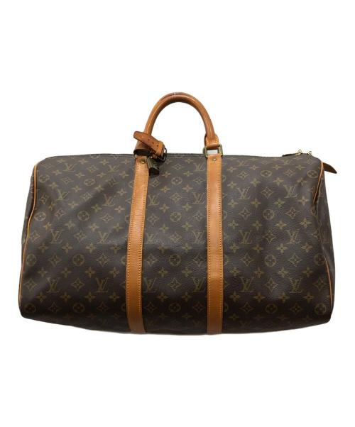 LOUIS VUITTON（ルイ ヴィトン）LOUIS VUITTON (ルイ ヴィトン) モノグラムトラベルバッグ ブラウン サイズ:キーポル50の古着・服飾アイテム