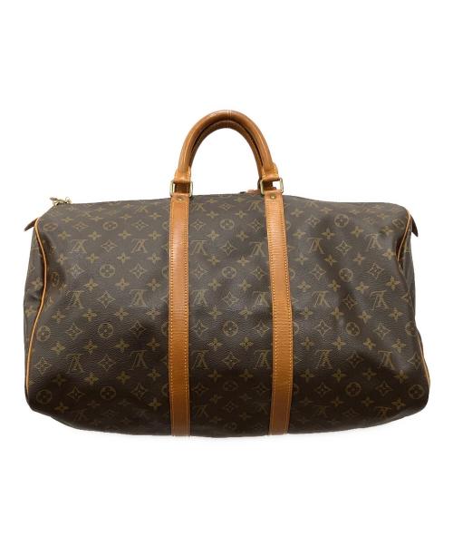 LOUIS VUITTON（ルイ ヴィトン）LOUIS VUITTON (ルイ ヴィトン) モノグラムトラベルバッグ ブラウン サイズ:キーポル50の古着・服飾アイテム
