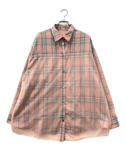 MAISON SPECIAL（メゾンスペシャル）MAISON SPECIAL (メゾンスペシャル) Reversible Voile Shirt ピンク サイズ:FREE 未使用品の古着・服飾アイテム