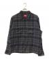 SUPREME（シュプリーム）の古着「Plaid Flannel Shirt」｜ブラック