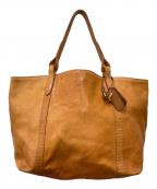 gentenゲンテン）の古着「レザートートバッグ」｜ブラウン