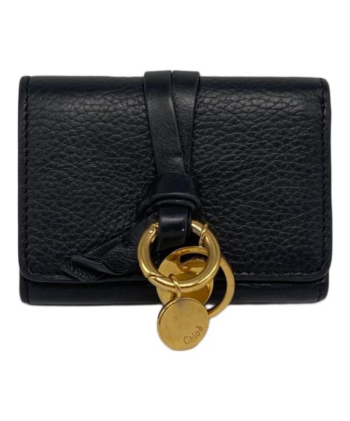 Chloe（クロエ）Chloe (クロエ) SMALL ALPHABET TRI FOLD ブラック サイズ:下記参照の古着・服飾アイテム