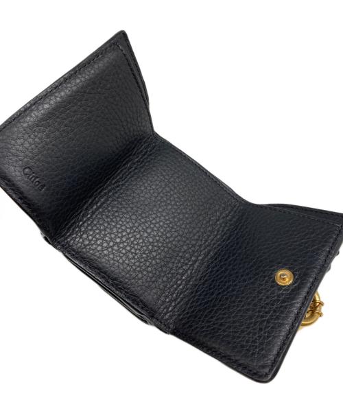 Chloe（クロエ）Chloe (クロエ) SMALL ALPHABET TRI FOLD ブラック サイズ:下記参照の古着・服飾アイテム