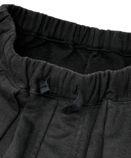 ANCELLM（アンセルム）ANCELLM (アンセルム) TUCK SWEAT SHORTS/BLACK ブラック サイズ:1の古着・服飾アイテム