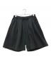 ANCELLM（アンセルム）の古着「TUCK SWEAT SHORTS/BLACK」｜ブラック