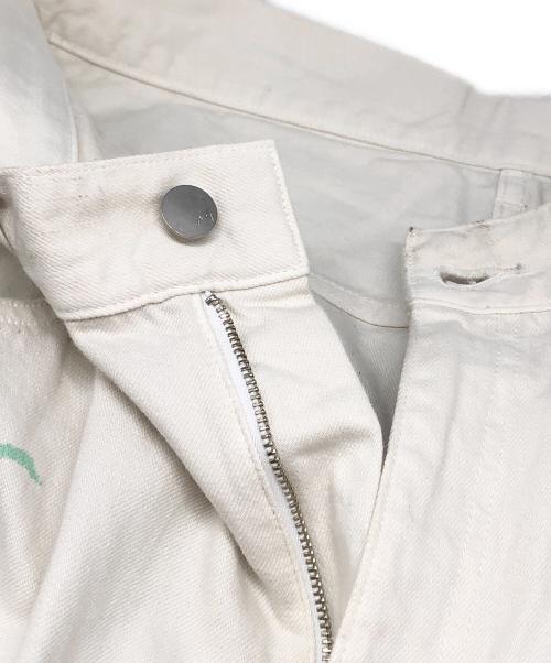 ANCELLM（アンセルム）ANCELLM (アンセルム) AGING WIDE 5P DENIM PANTS ホワイト サイズ:1の古着・服飾アイテム