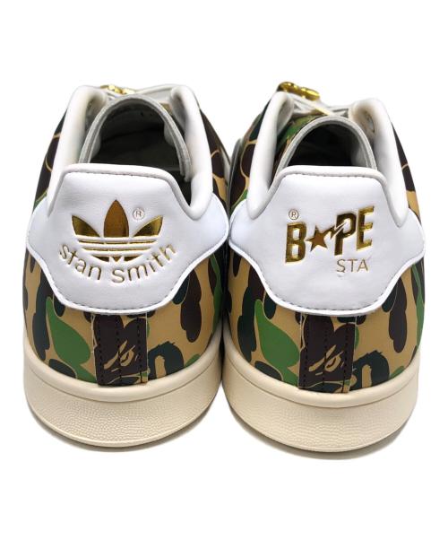 adidas（アディダス）adidas (アディダス) A BATHING APE (ア ベイシング エイプ) Stan Smith ABC Camoスニーカー カーキ サイズ:27.5cmの古着・服飾アイテム